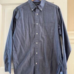 Daniel Cremieux Dark Blue Casual Button-Down Shirt